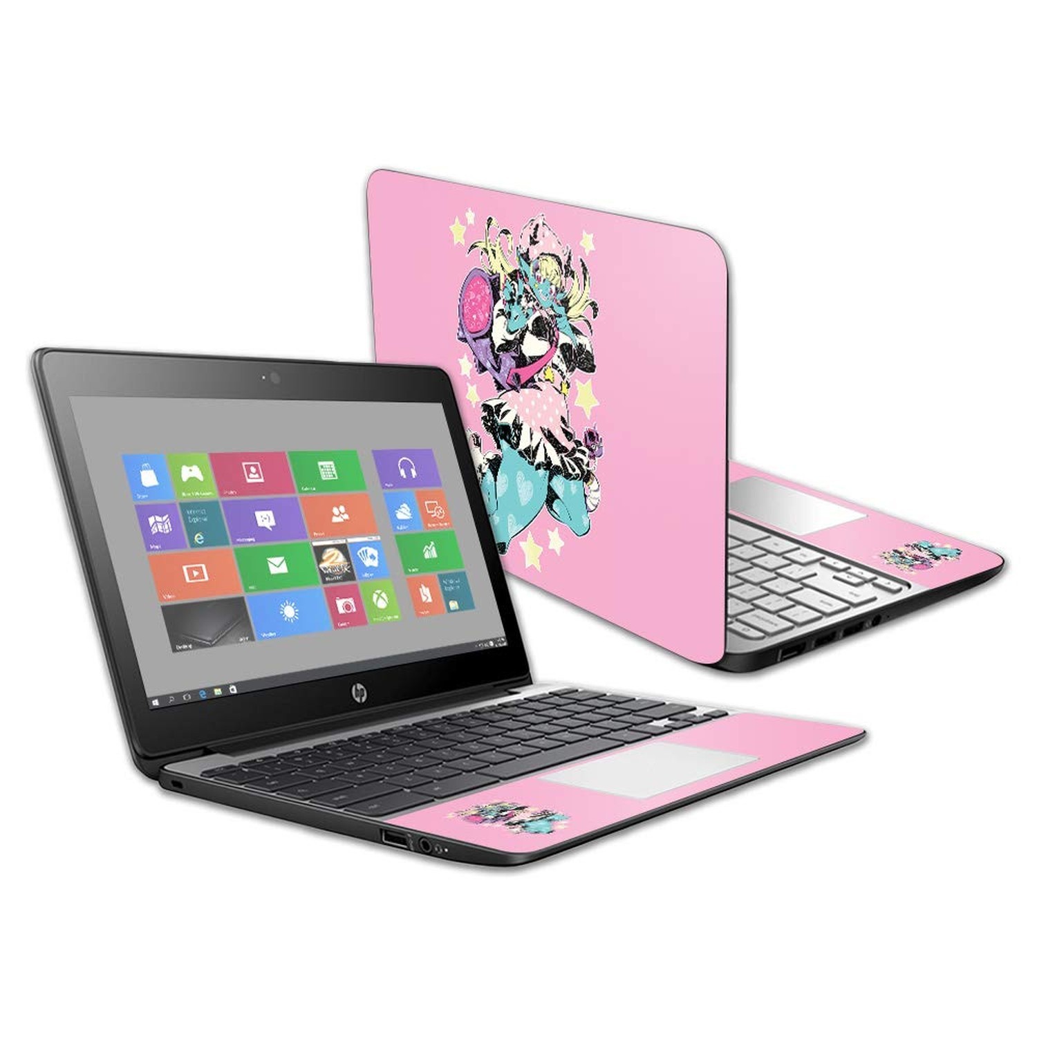 MightySkins Skin Compatible with HP Chromebook 11 G5 11.6" - Orc Girl | Prote...