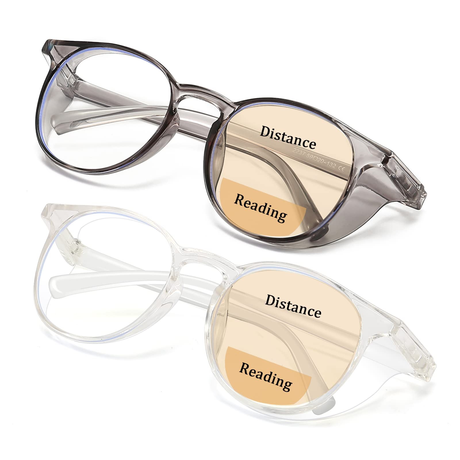 2 Blue Light Blocking Reading Glasses for Better Sleep Computer Filter Anti E...
