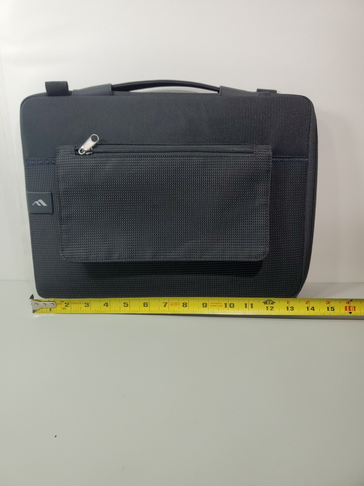 NEW - BRENTHAVEN 14"x10" Laptop PADDED SLEEVE / CASE w/POUCH Black pre owned.