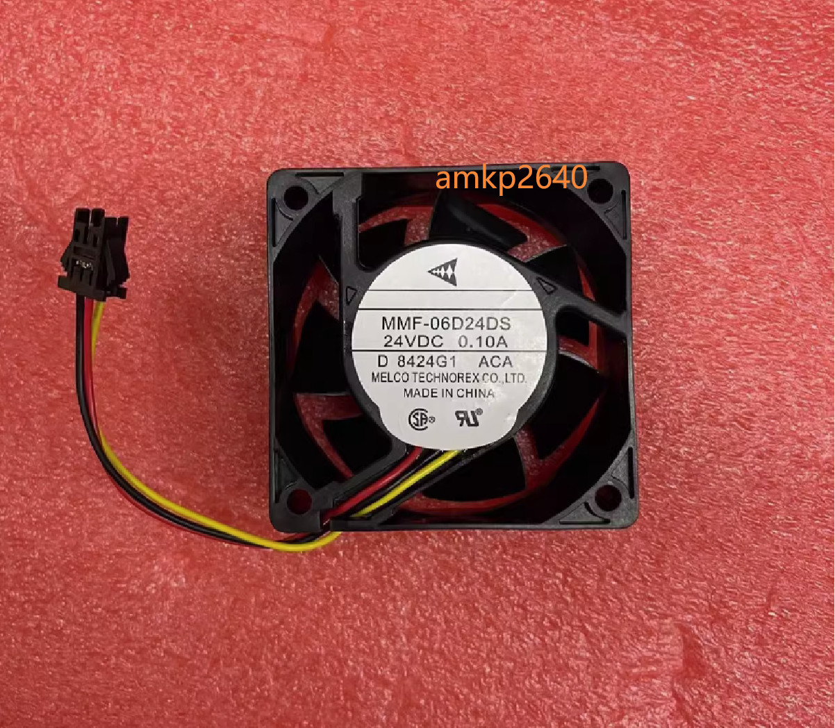 For Melco Technorex MMF-06D24DS-ACA fan 24V 0.1A 60*60*25MM amk