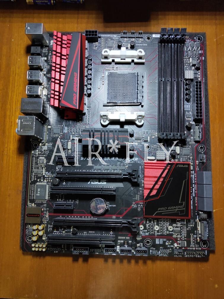1PCS Used Asus 970 PRO GAMING/AURA esports motherboard AM3+ AMD 970 DDR3