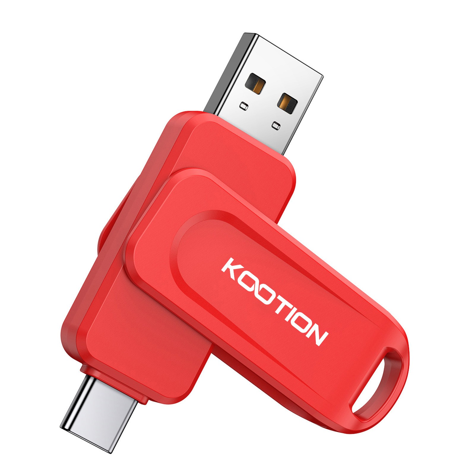 32G 64G 128GB Rotatable Type C USB 2.0 Flash Drive Pen Drive Dual Drive Storage