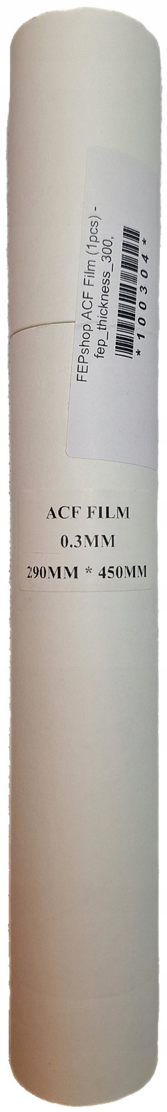 FEPshop ACF Film 0.3mm 290x450mm for 3D Printers – Single Sheet