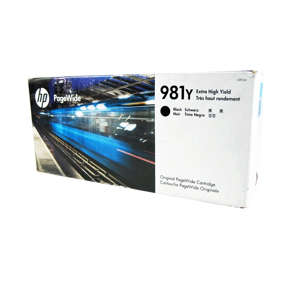Genuine HP 981Y Black 343.5ml Ink Cartridge L0R16A PageWide Enterprise 556 586