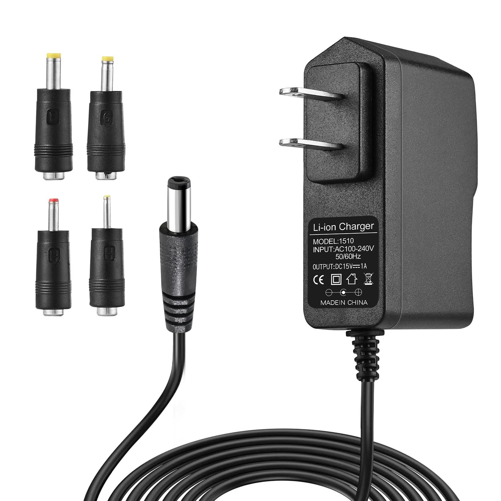 15V 1A Charger for Car Jump Starter Power Supply 15V 1A~1.5A for Peak 450A 500A