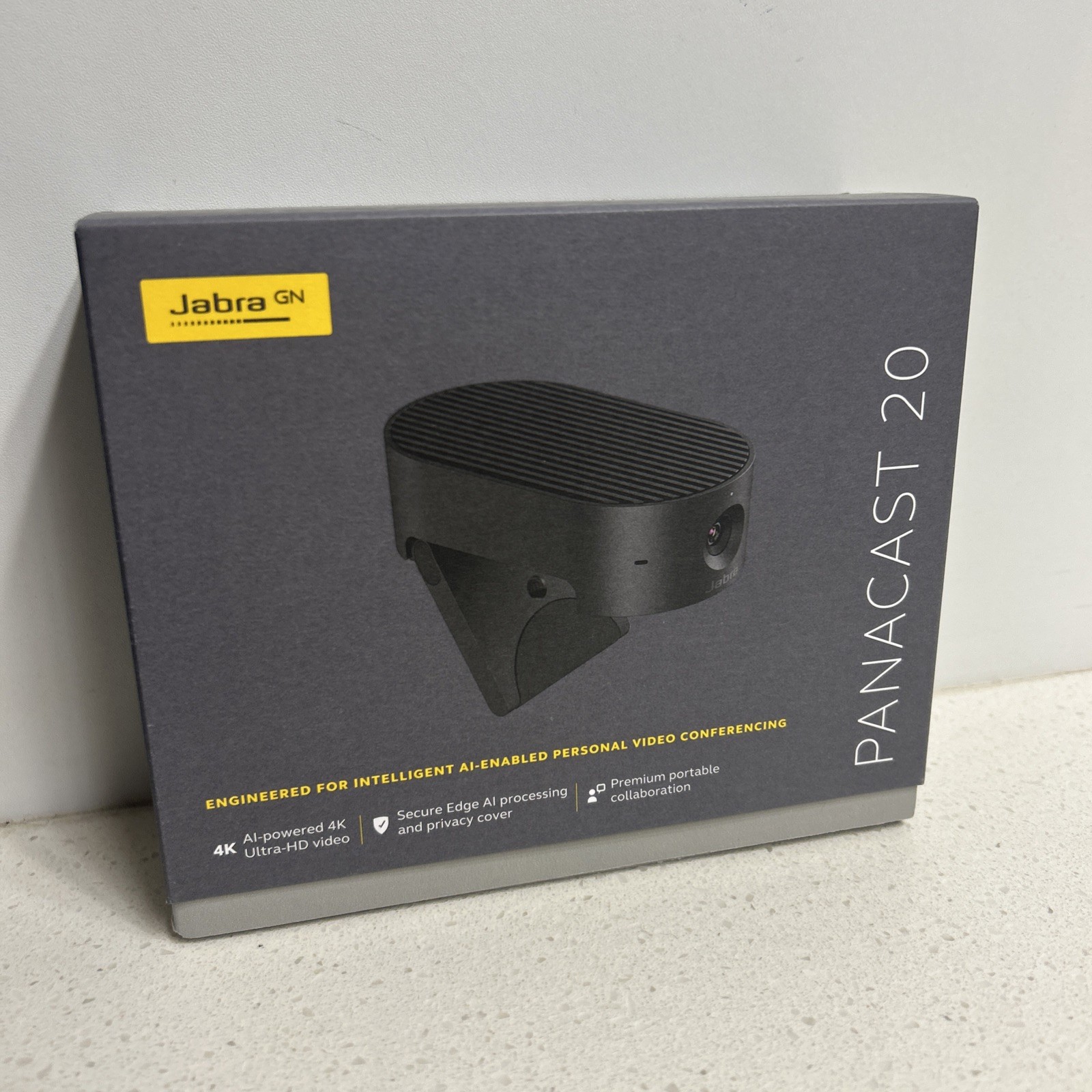 Jabra PanaCast 20 8300-119 Webcam USB Intelligent 4K Video Conferencing Camera