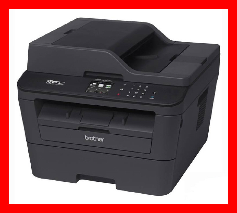 Brother MFC-L2740DW Printer CLEAN w/ NEW Toner & Drum ONLY 5,929 Pgs Fast SHIP
