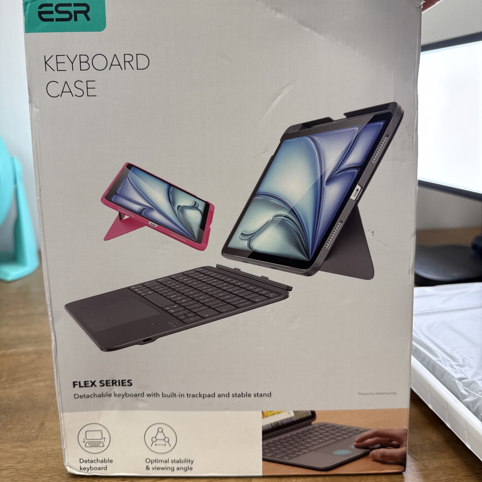 ESR Flex Series Keyboard Case for iPad Air 4/5 Gen & 11" M2/M3 Gray