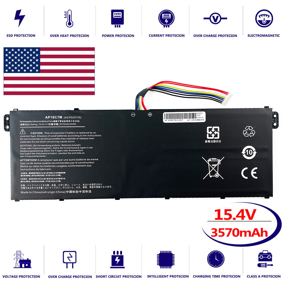 AP18C7M Battery for Acer KT.00407.008 KT.0040G.006 KT.0040G.004 KT.00407.008