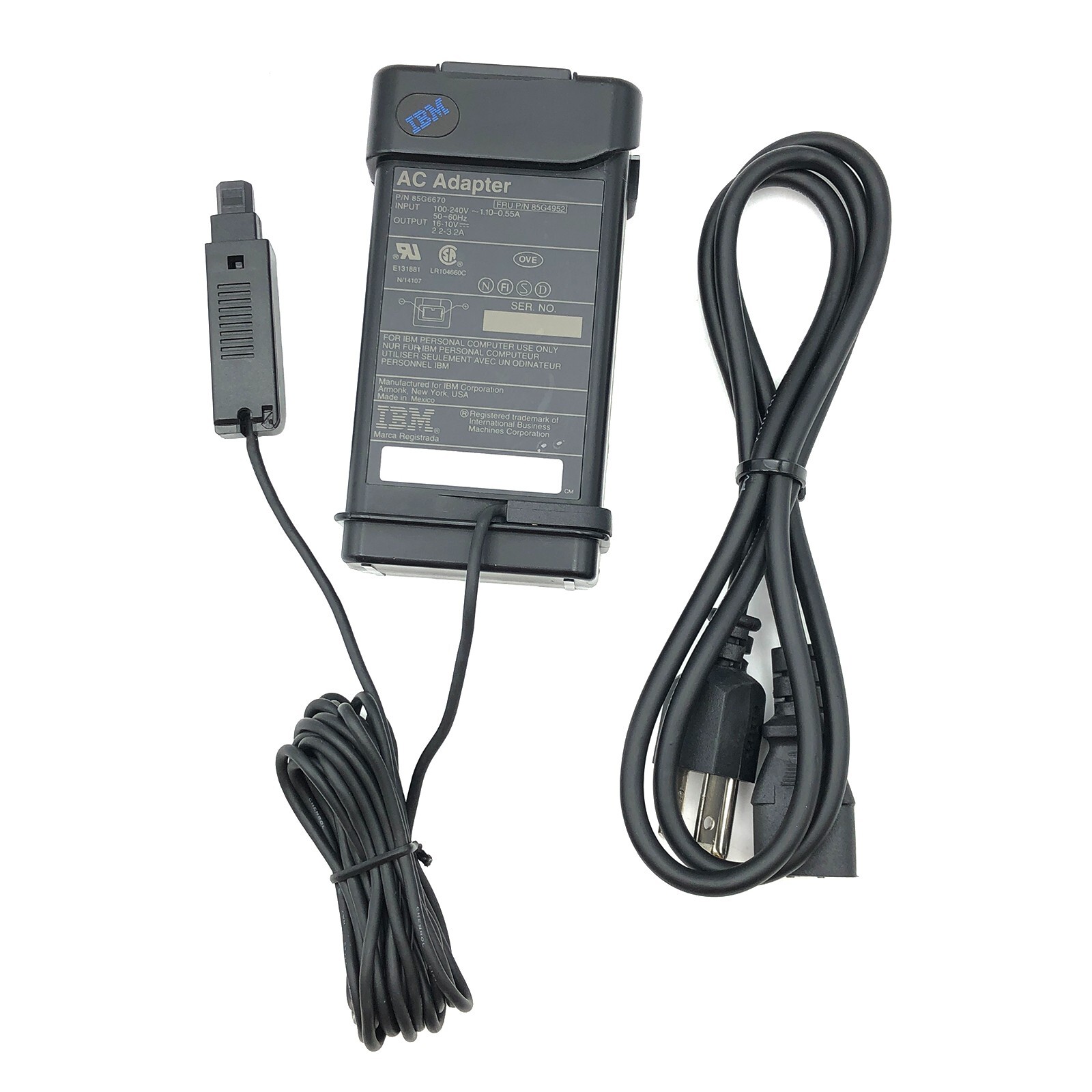 Genuine IBM 85G6670 85G4952 Vintage Power Supply Adapter 16-10V 2.2-3.2A Charger
