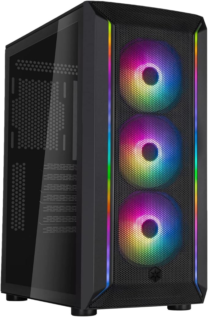 SilverStone FARA 511Z High Airflow ATX Gaming Case SST-FA511Z-BG