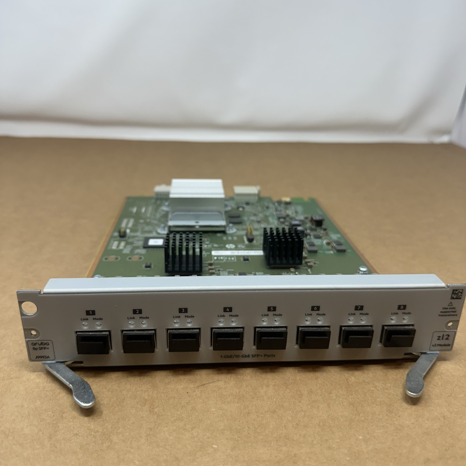 HPE Aruba J9993A 8-Port 1G/10GbE SFP+ MACsec v3 zl2 Module