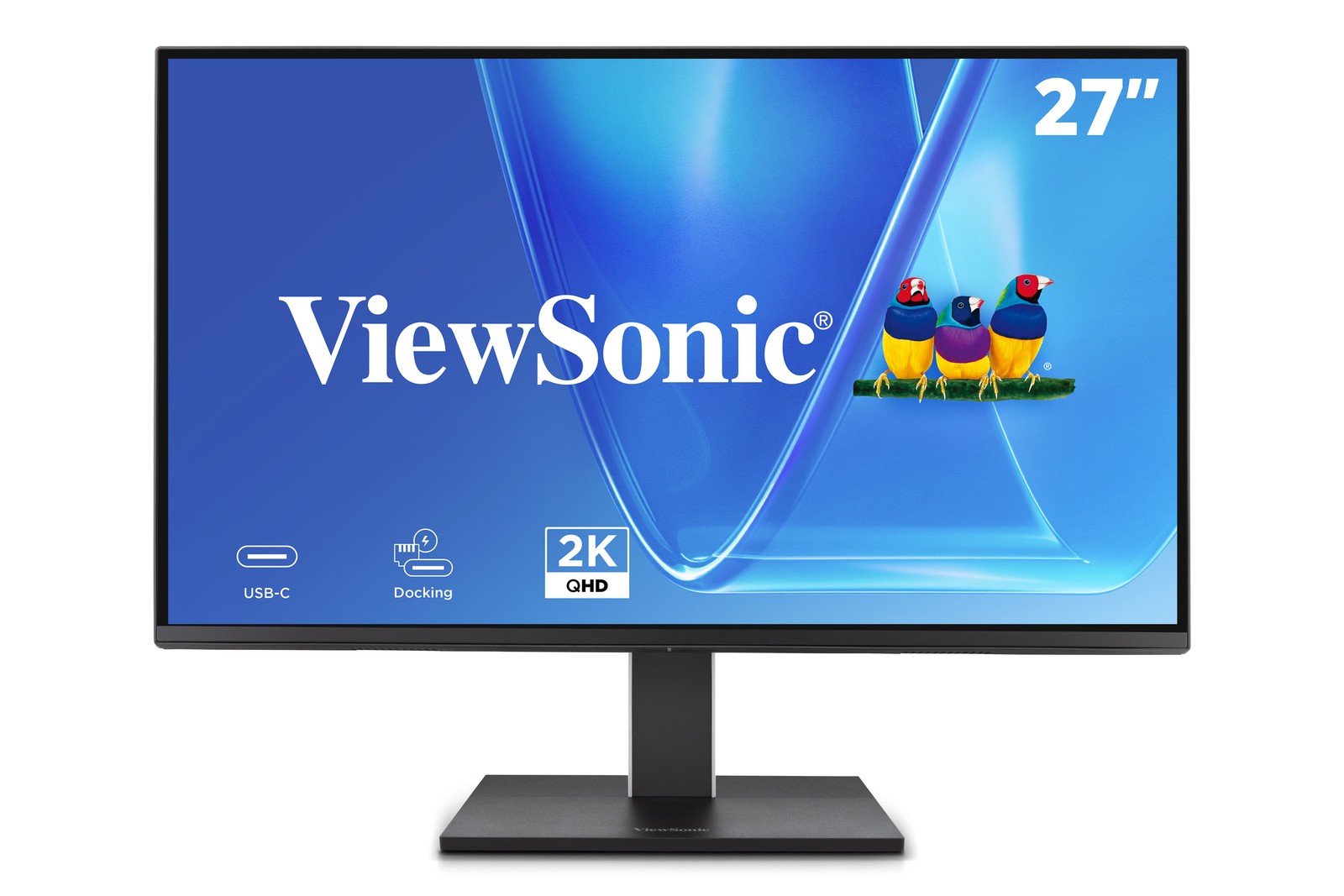 ViewSonic VG2758-2K 27" 1440p IPS Docking Monitor with Advanced Ergonomics (CR)