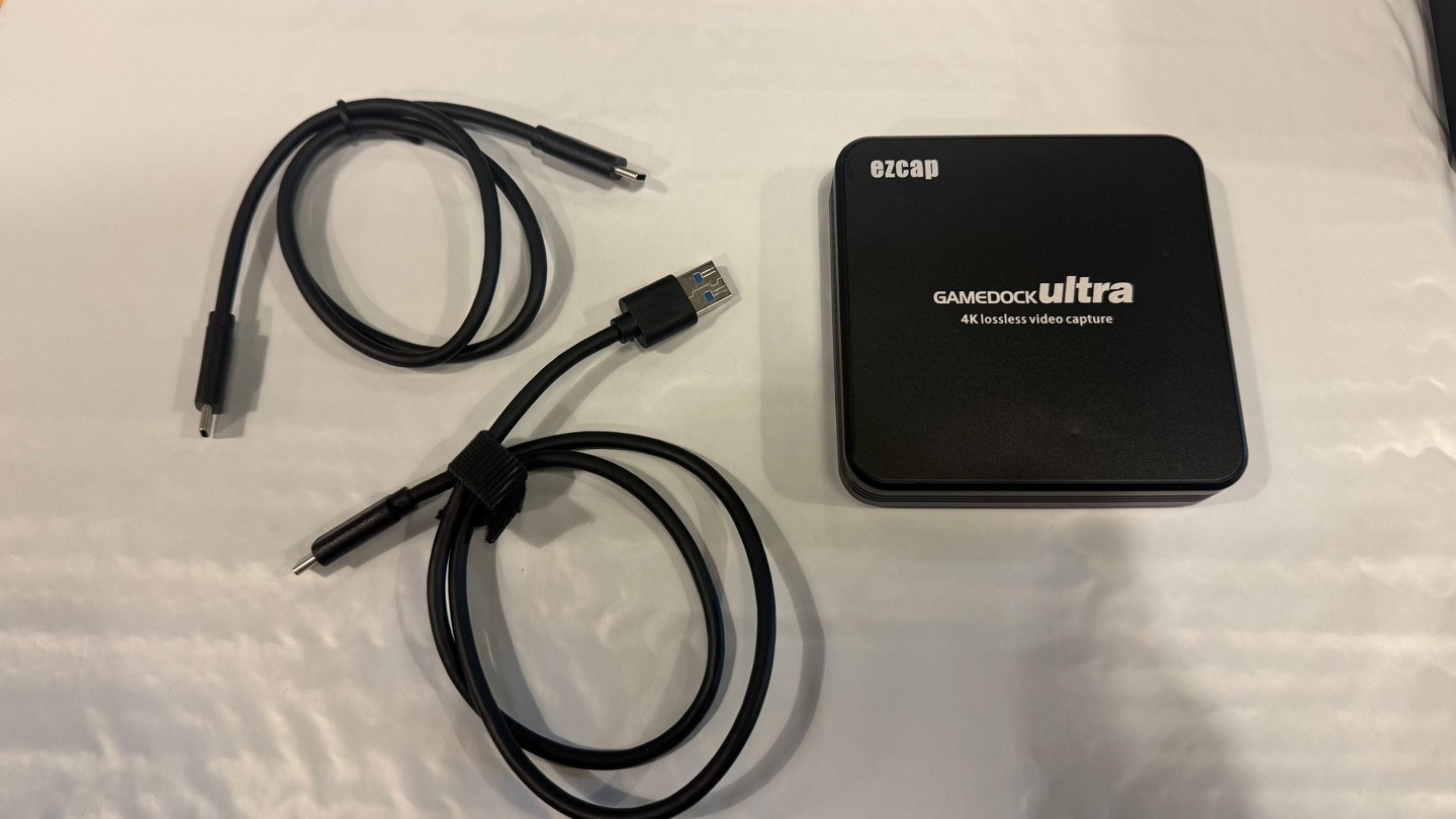 Ezcap Gamedock Ultra 4K HDMI Video Capture Game Recorder 4kp60 Hdr Pass-Through