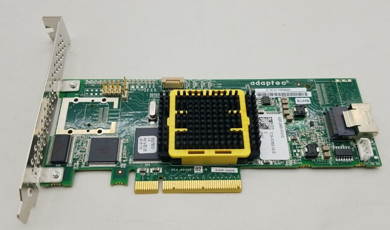 Adaptec ASR-2405 SAS SATA 4 port 3 GB/s 8x PCIE 2405 RAID Adapter