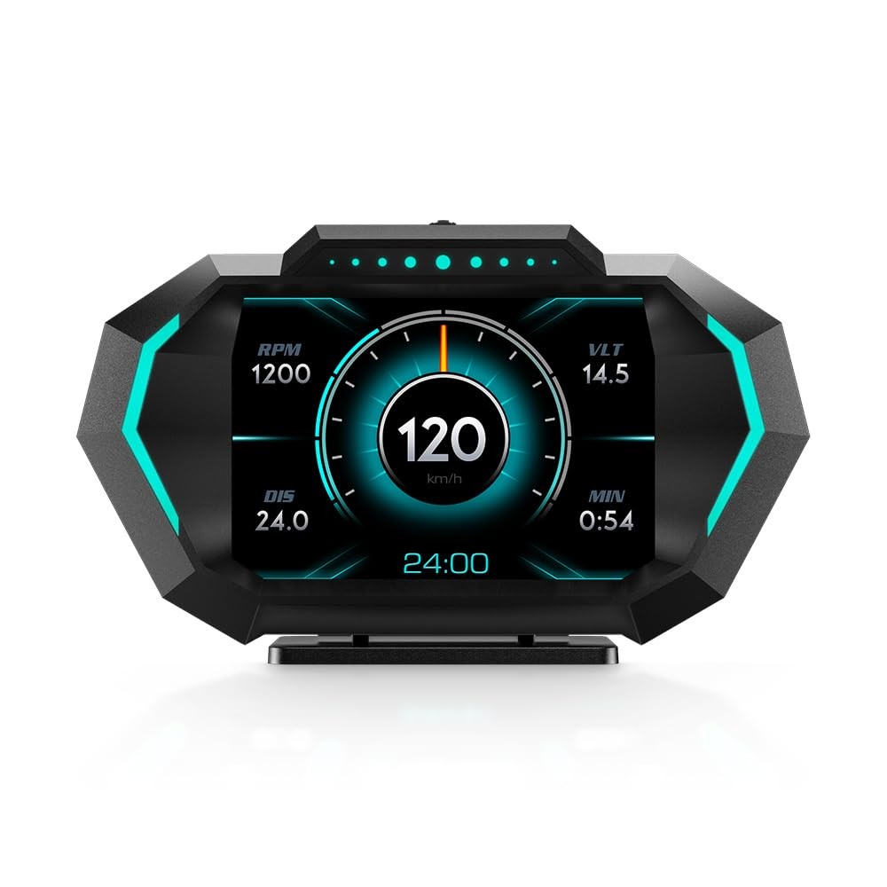 wiiyii obd2 Gauge Display, Head up Display for car, Digital Speedometer, Tach...