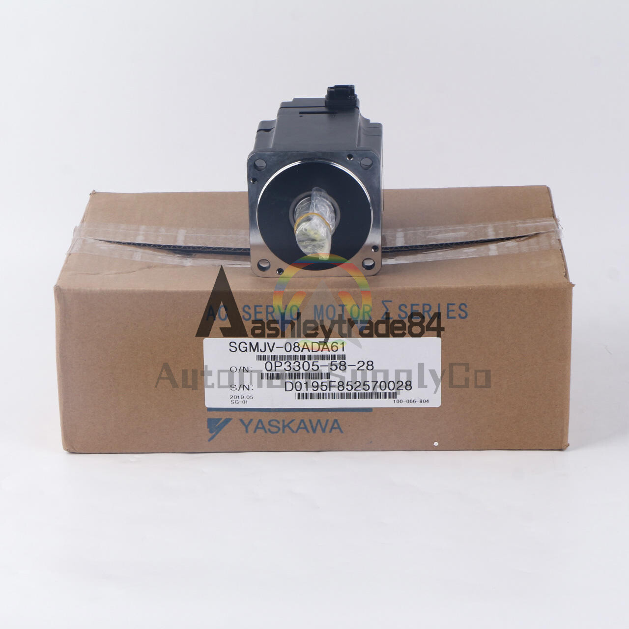 New ONE YASKAWA AC SERVO MOTOR SGMJV-08ADA61