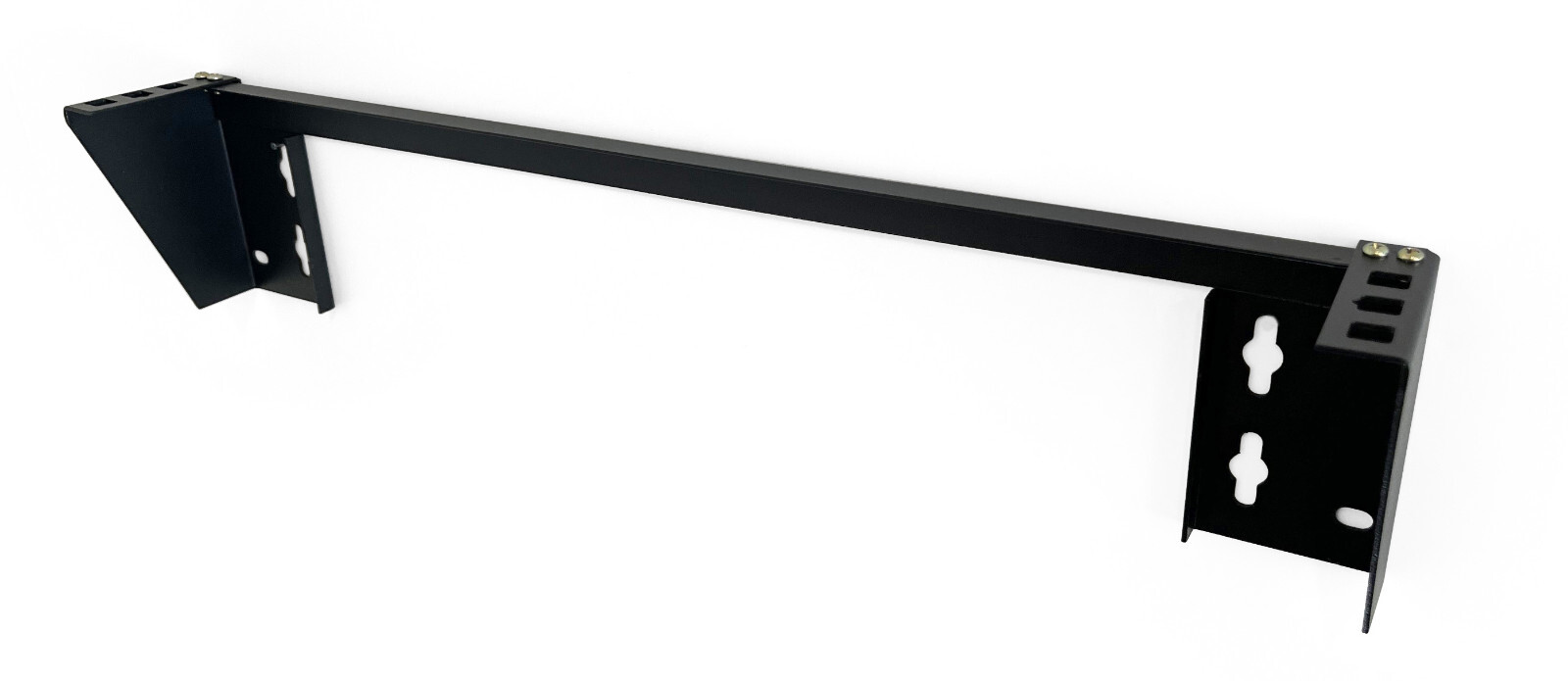 CNAweb 1U 19" Network Rack Bracket for Wallmount Vertical Hang or Desk Mount
