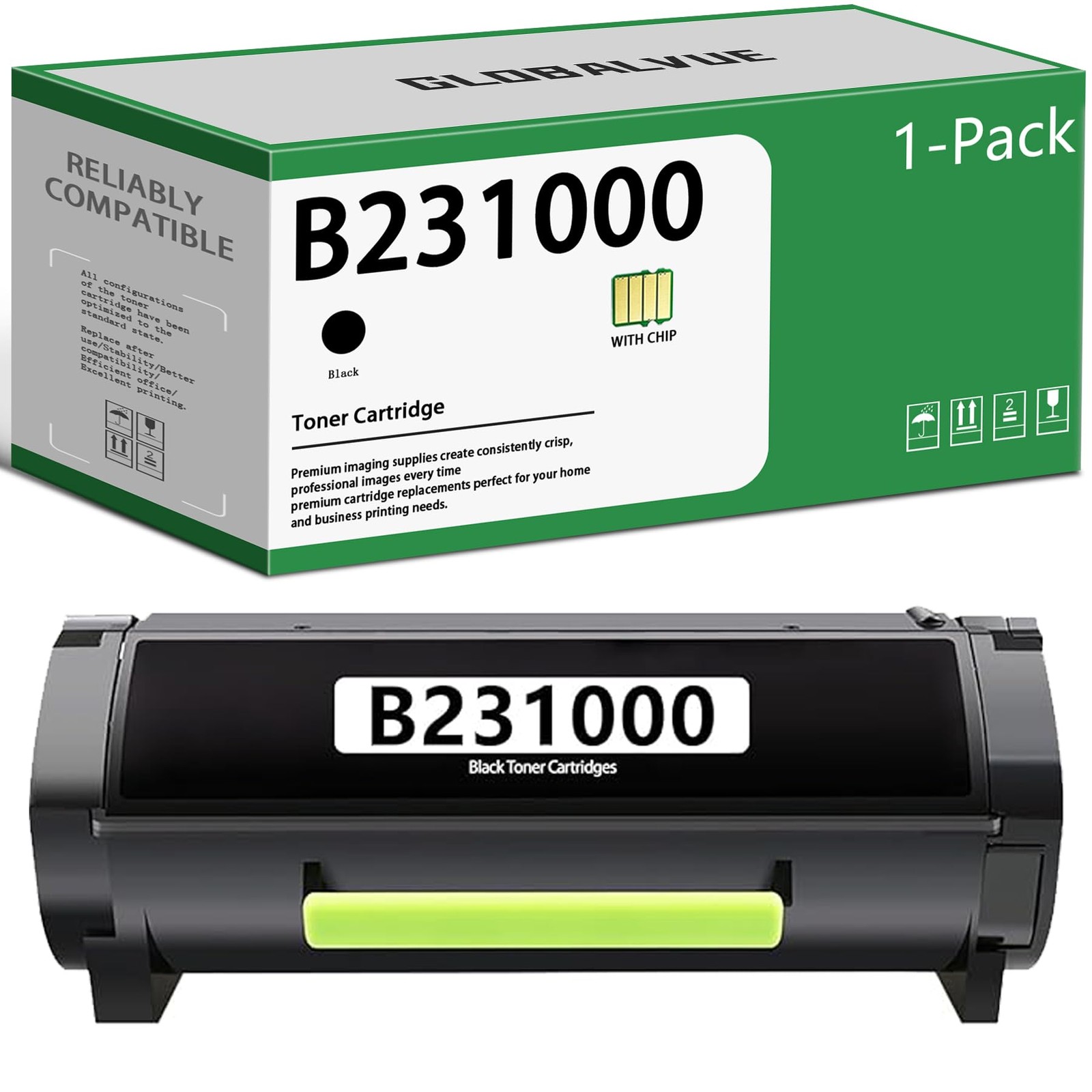 B231000 Black Toner Cartridges Compatible for Lexmark B2442