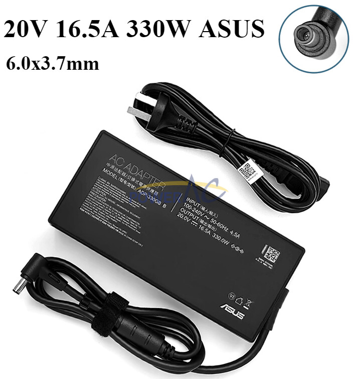 ORIGINAL ASUS ADP-330GB B Notebook Power Adapter 330W Charger Cable 20V16.5A