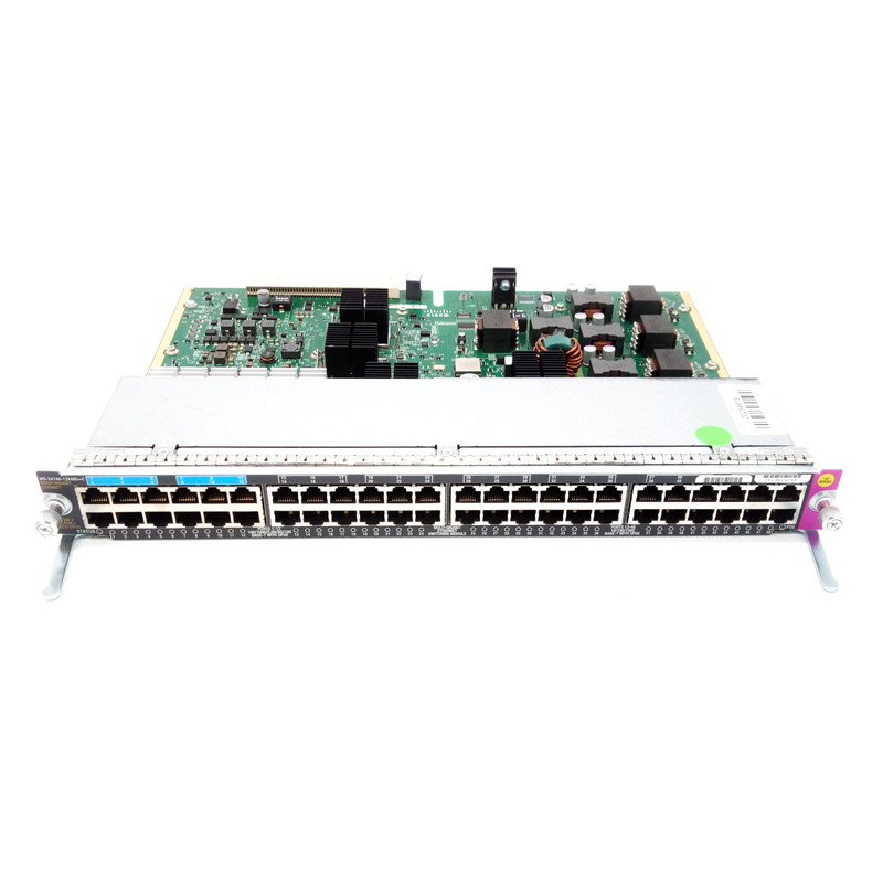 Cisco WS-X4748-12X48U+E 48-Port RJ-45 UPOE 12x Multigigabit 4500E Line Card