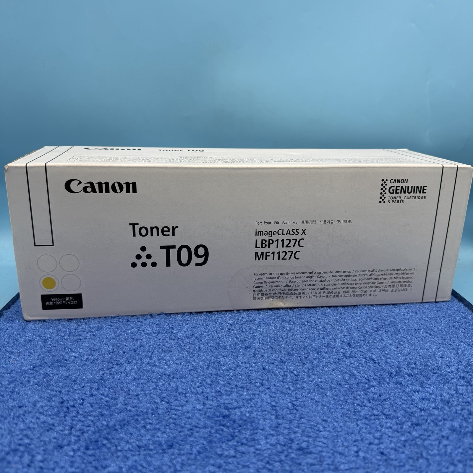 Genuine Canon T09 Yellow Toner 3017C005 OEM Original