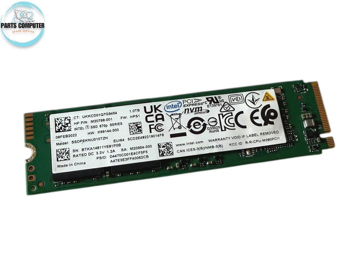 M20798-001 - SSD 1TB PCIe-4x4 2280 NVMe SOLID STATE DRIVE