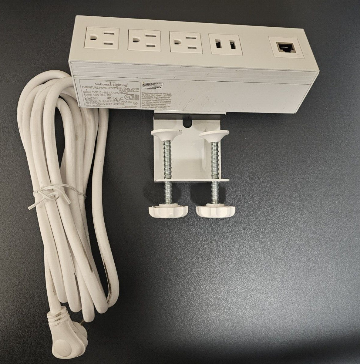 National Lighting Furniture Power Distribution Units Model: TV31101 & 