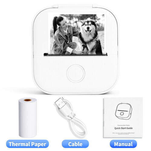 Phomemo T02 Mini Pocket Wireless Thermal Printer Bluetooth Photo Sticker Printer