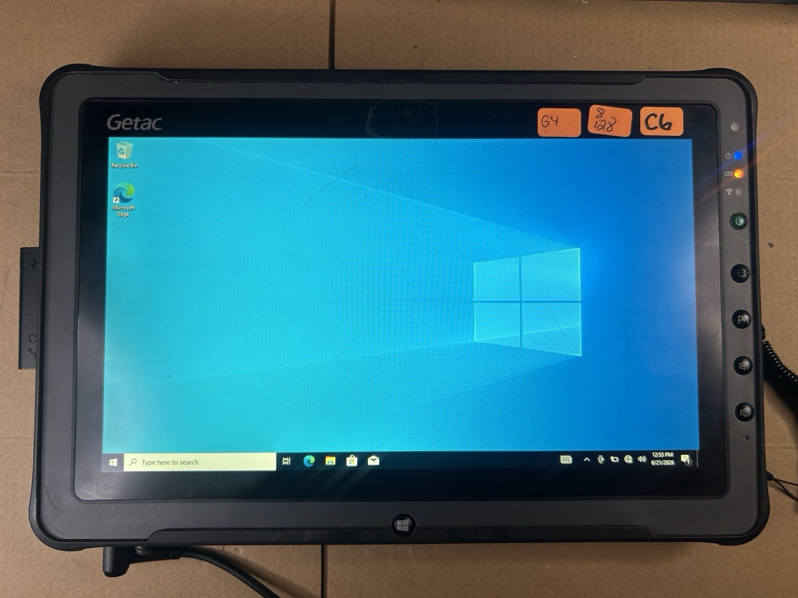 Getac F110 G4 Rugged Tablet i5 7th Gen 8GB 128GB SSD Windows 10 Pro