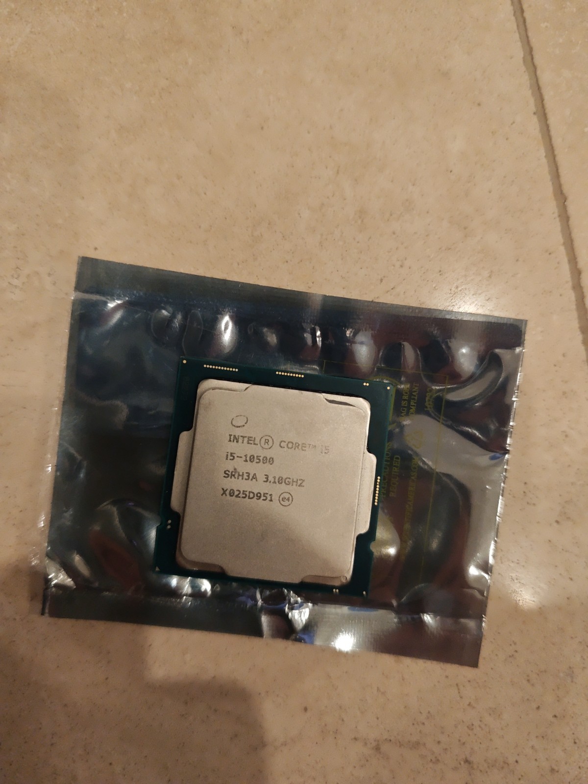 Intel Core i5-10500 Hexa-core 3.10GHz LGA1200 CPU Condition Used