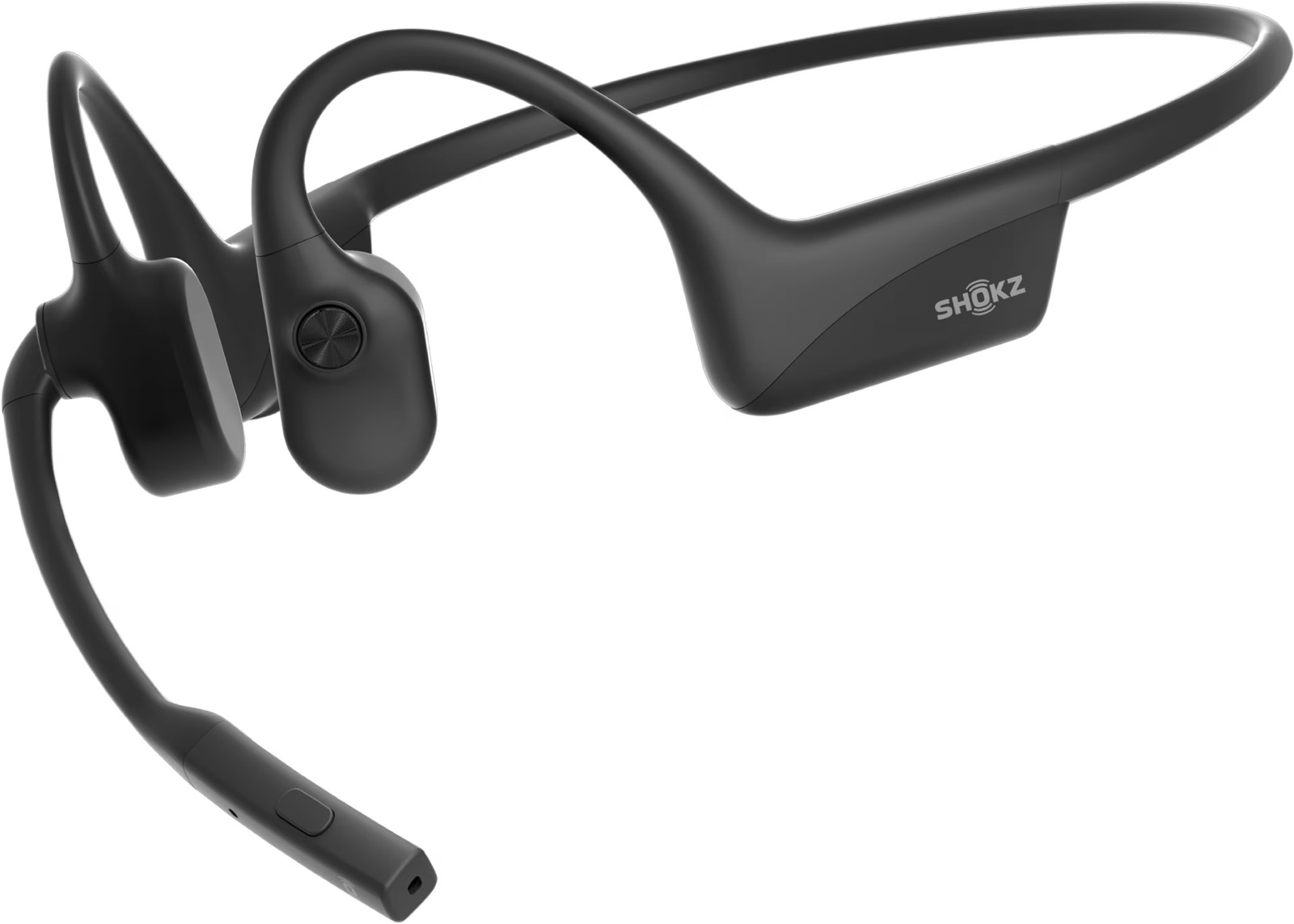 Shokz - OpenComm2 Bone Conduction Stereo Bluetooth Headset 2025 Upgrade - Black