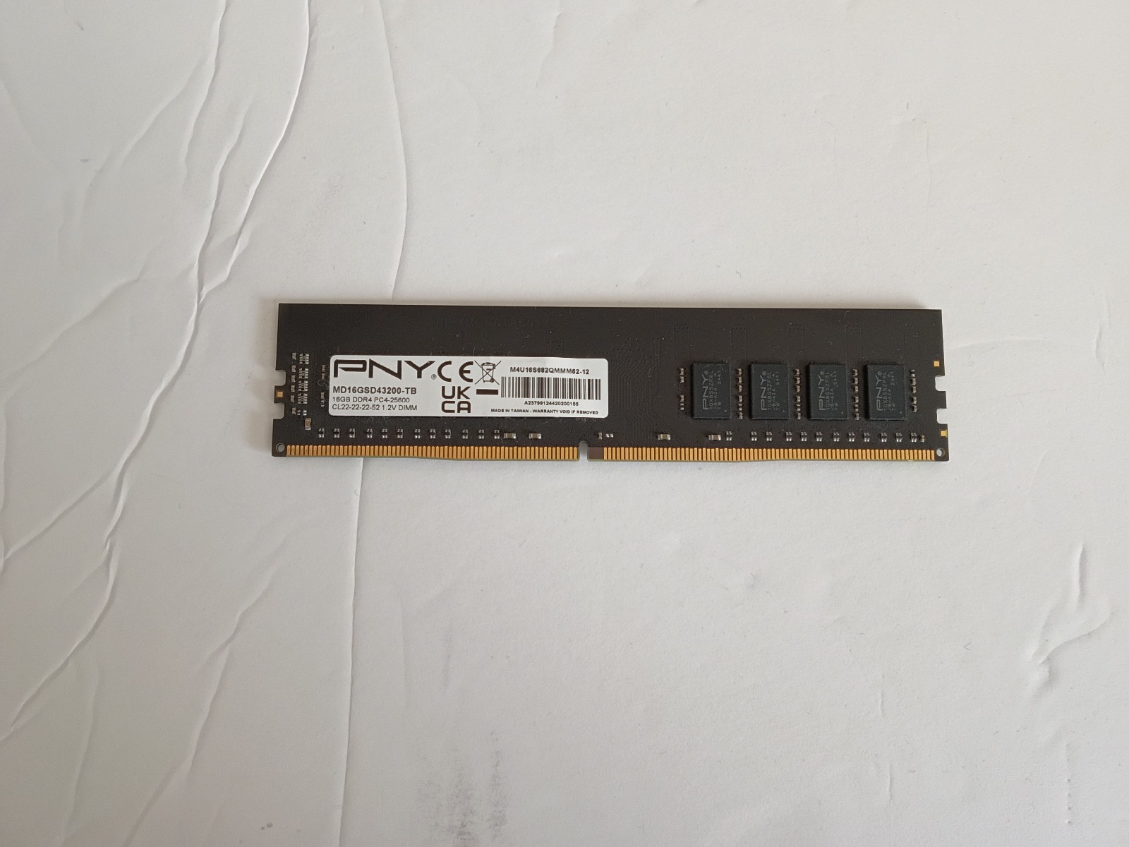 PNY - Performance 16GB (1x16GB) DDR4 3200MHz (PC4-25600)  Desktop Memory - USED