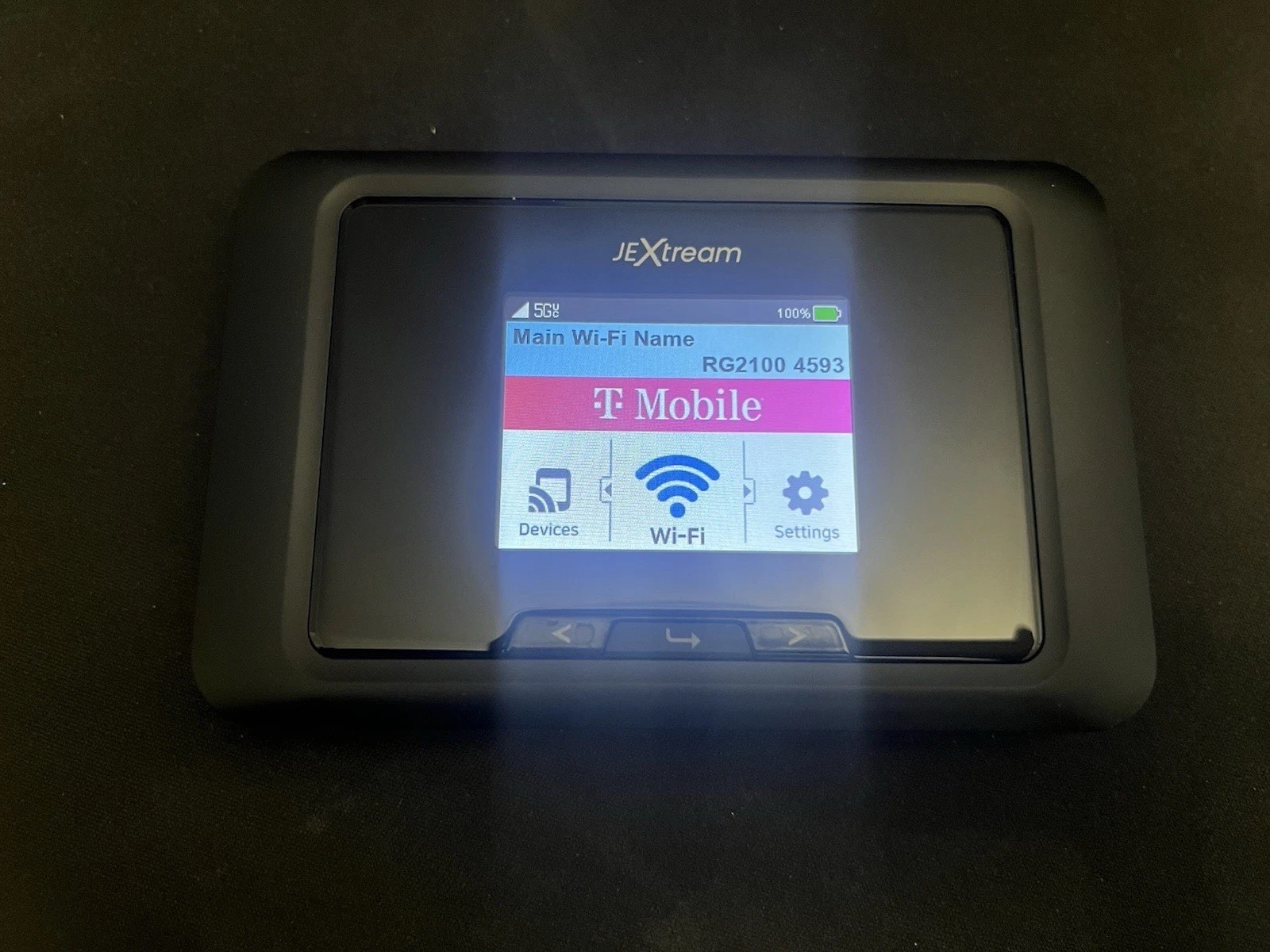 Franklin JEXtream RG2100 Black Wi-Fi Hotspot Router T-Mobile 5G