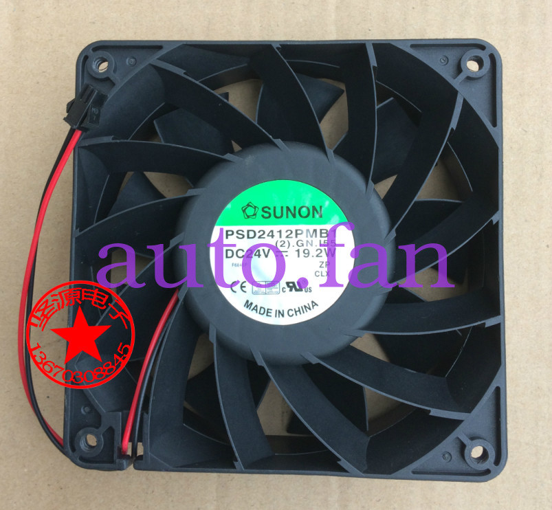 1x For building inverter cooling fan PSD2412PMB1 12 cm 12038 24V 19.2W