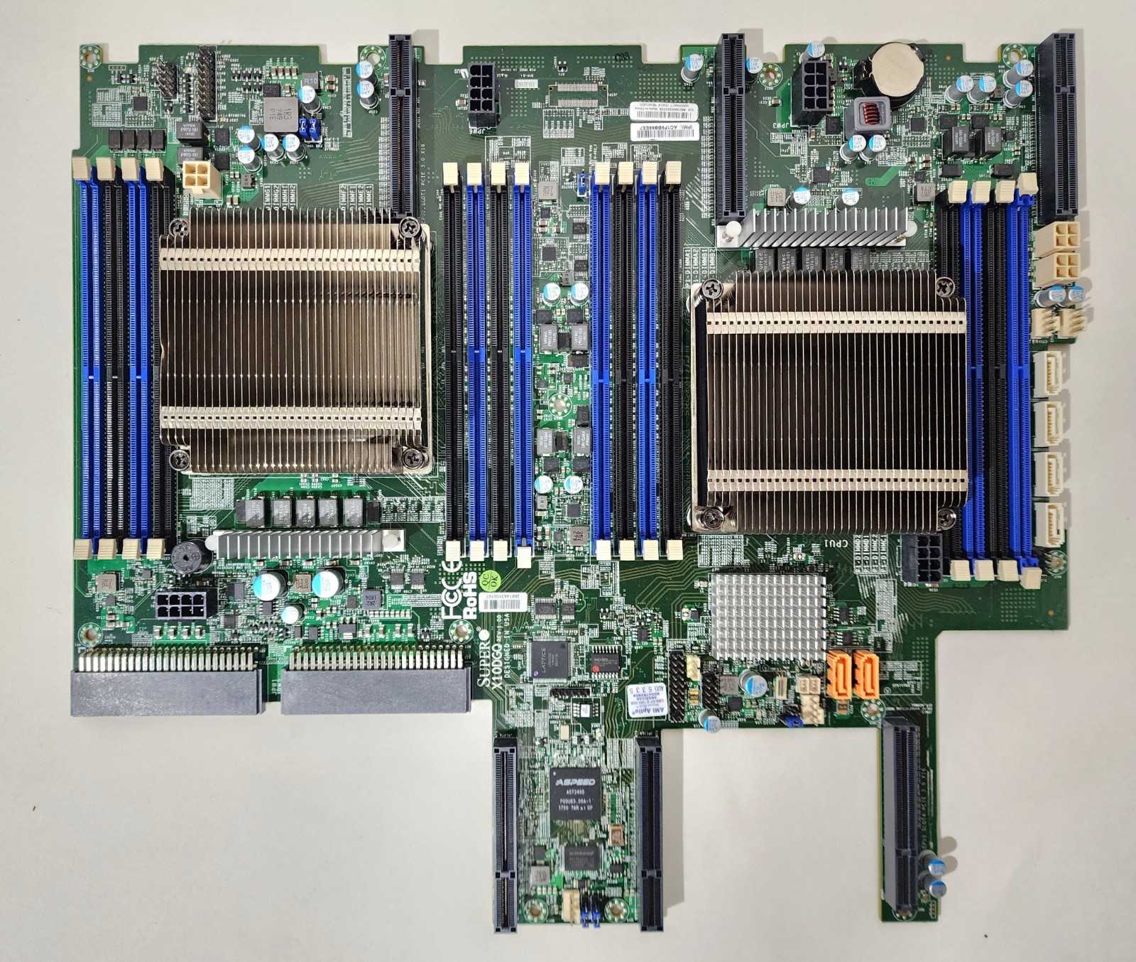 Supermicro X10DGQ 2x E5-2640v4 Motherboard w/AOM-PIO-I2G for 1028GQ-TR Server