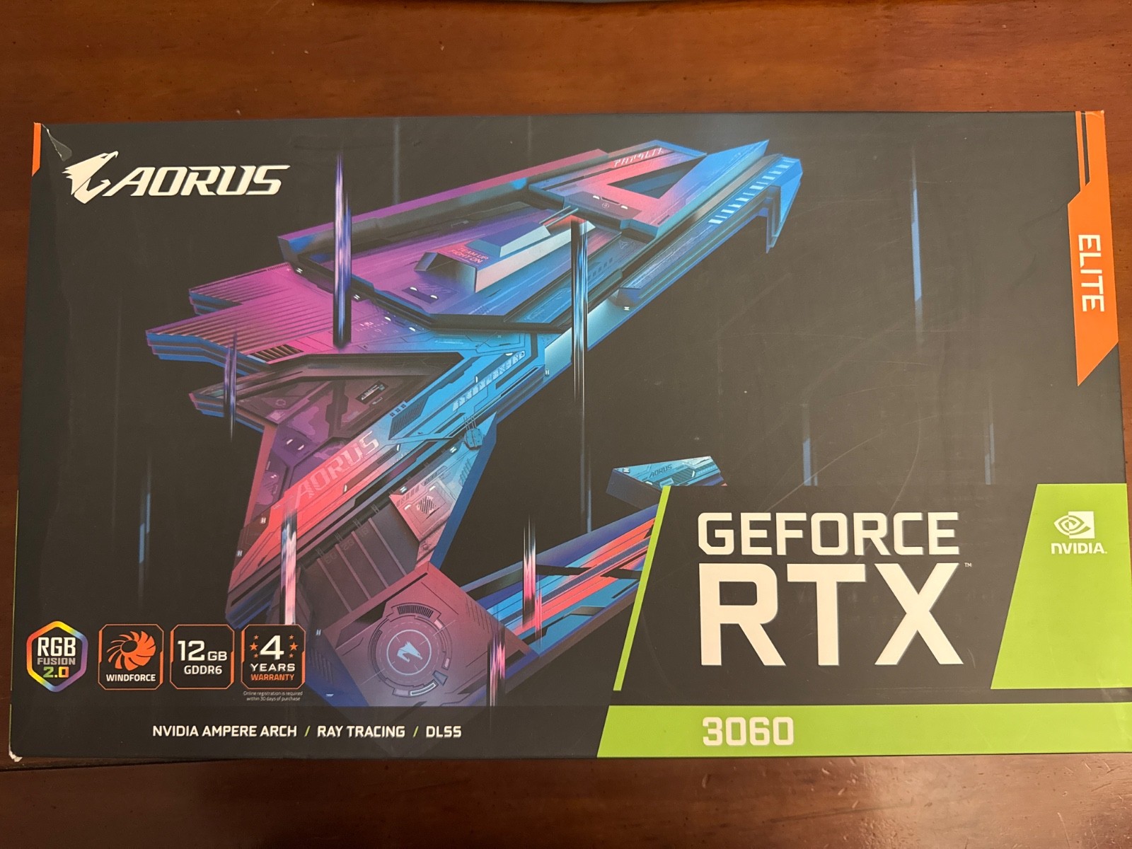 GIGABYTE AORUS GeForce RTX 3060 ELITE 12GB GDDR6 Graphics Card