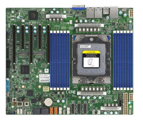 Supermicro H13SSL-N Motherboard ATX for AMD EPYC 9654 / 9554 CPU ,Up to 400W TDP