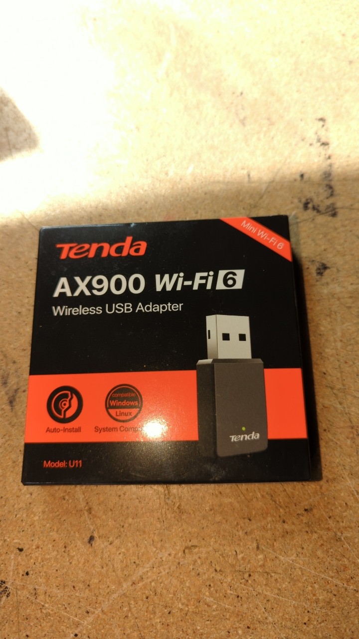 Tenda U11 AX900 Wi-Fi 6 Mini Wireless USB Adapter Windows Linux