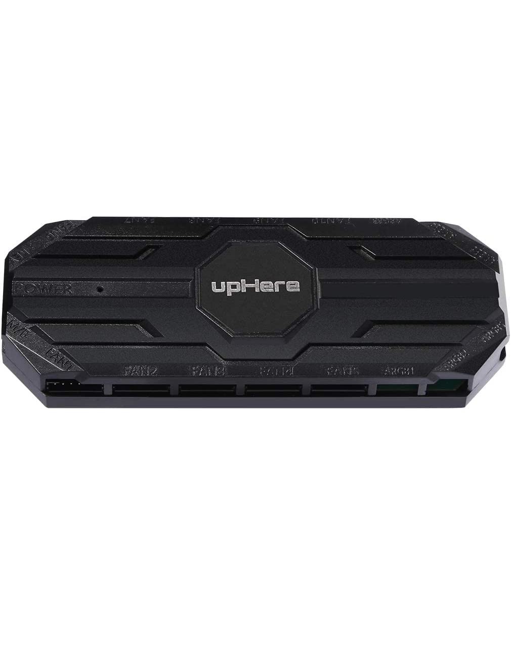 upHere 10-Port 6PIN SATA RGB Hub with 21-Key Remote Control/Splitter for.