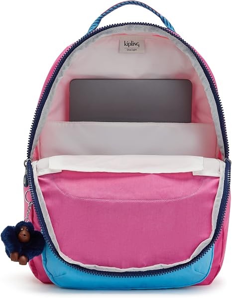 Kipling KI4215 Seoul Glitter Pop Pink is a specific colorway of the Kipling