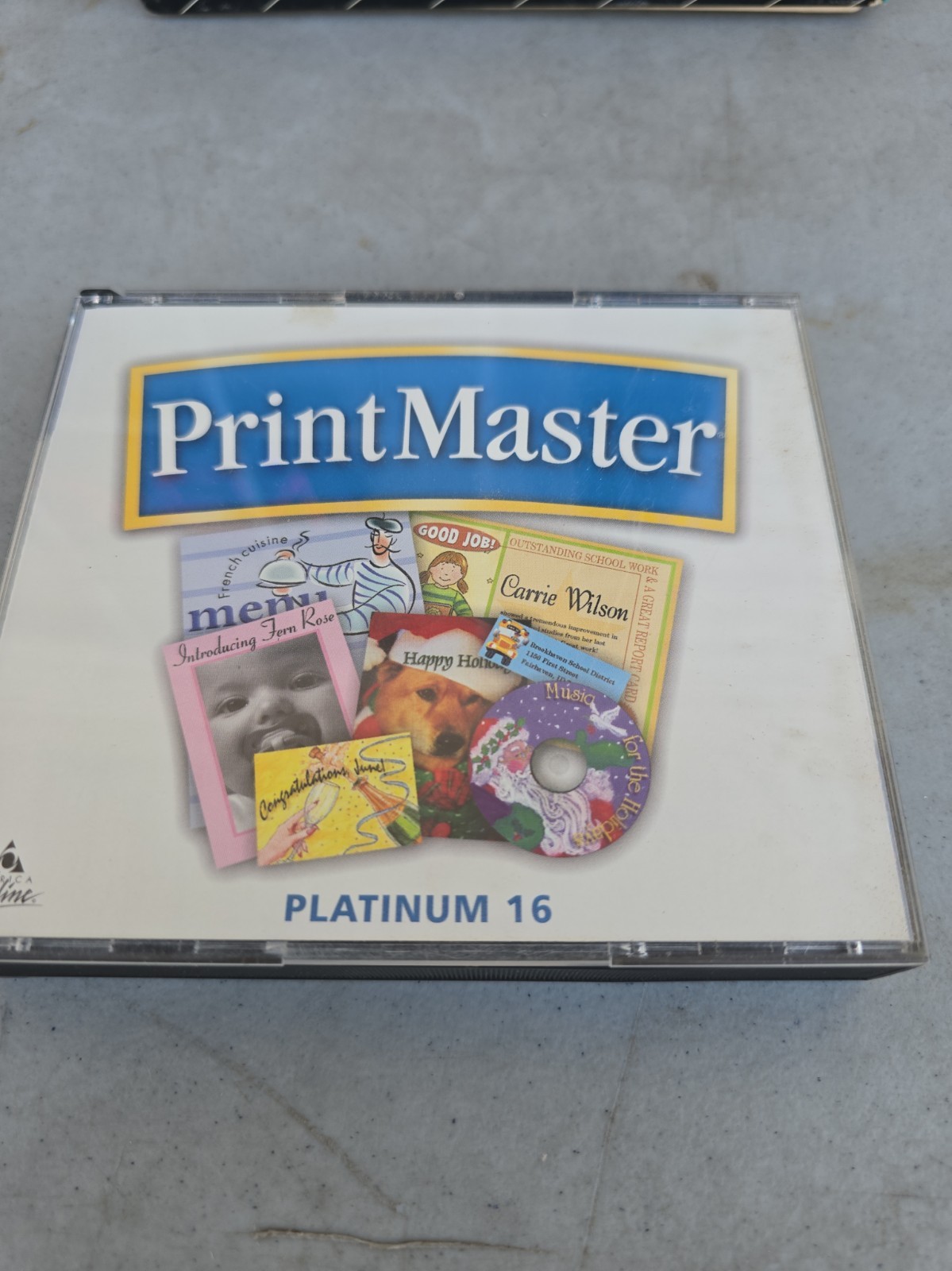Printmaster Platinum 16 PC CD-ROM 4-Disc Set 