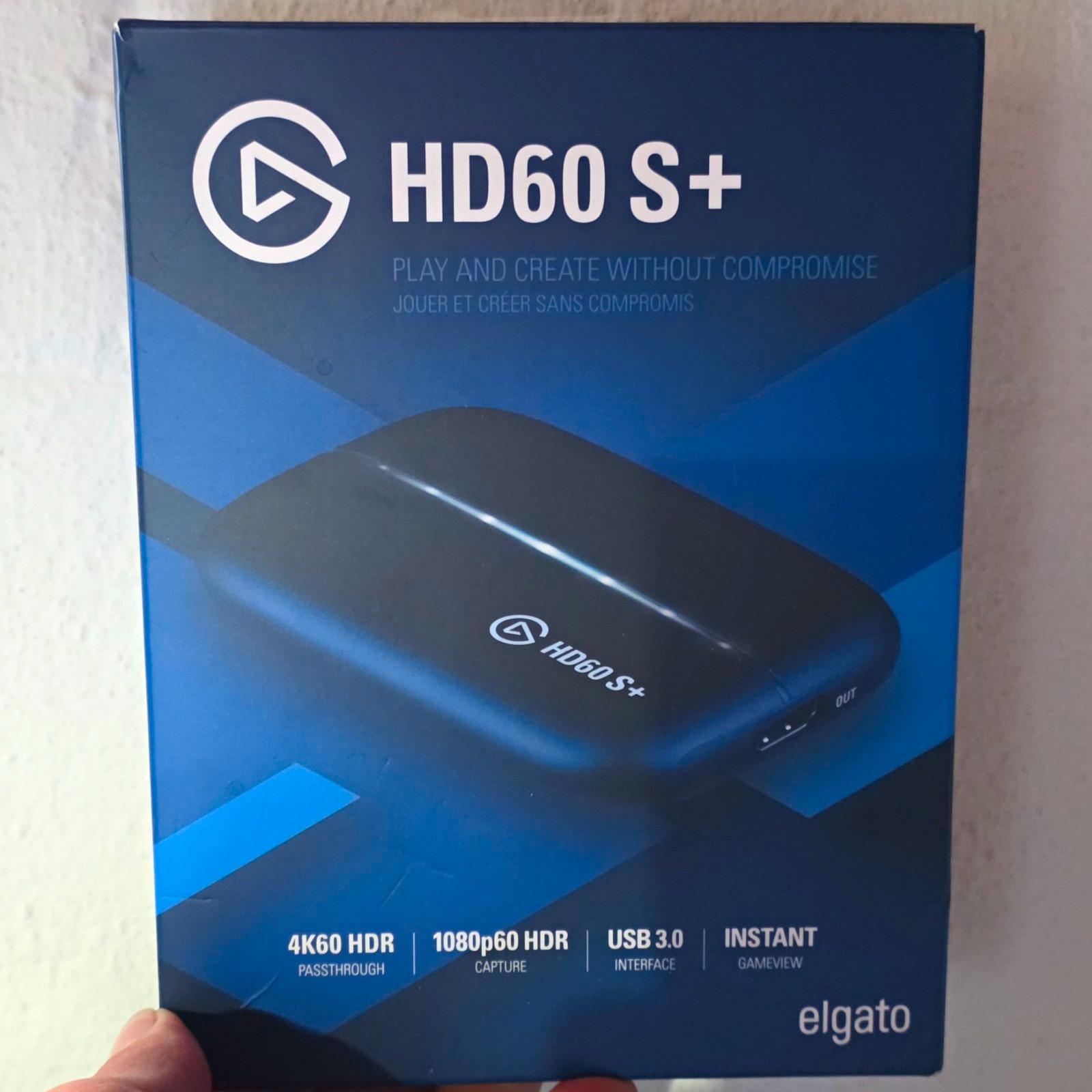 Elgato HD60 S+ External Video Capture Device 4K60 HDR Passthrough USB 3.0