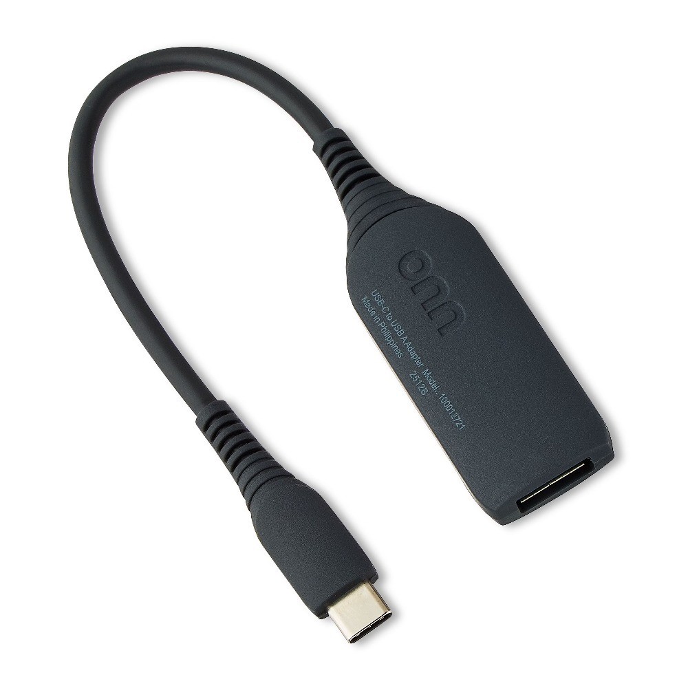 USB-C to USB Female Adapter, 4-Pack, 1 Piece per Pack, Black