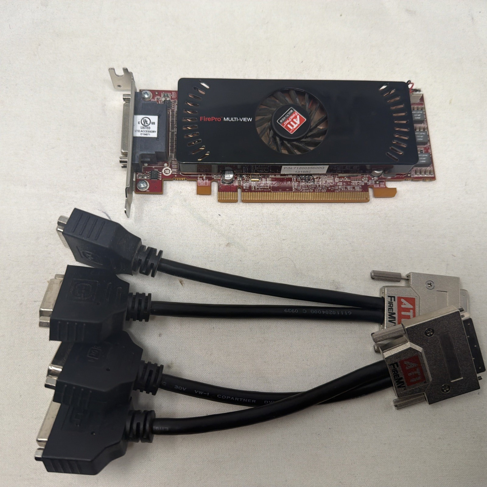 1PC Used ATI FirePro 2450 512M PCI-E Card