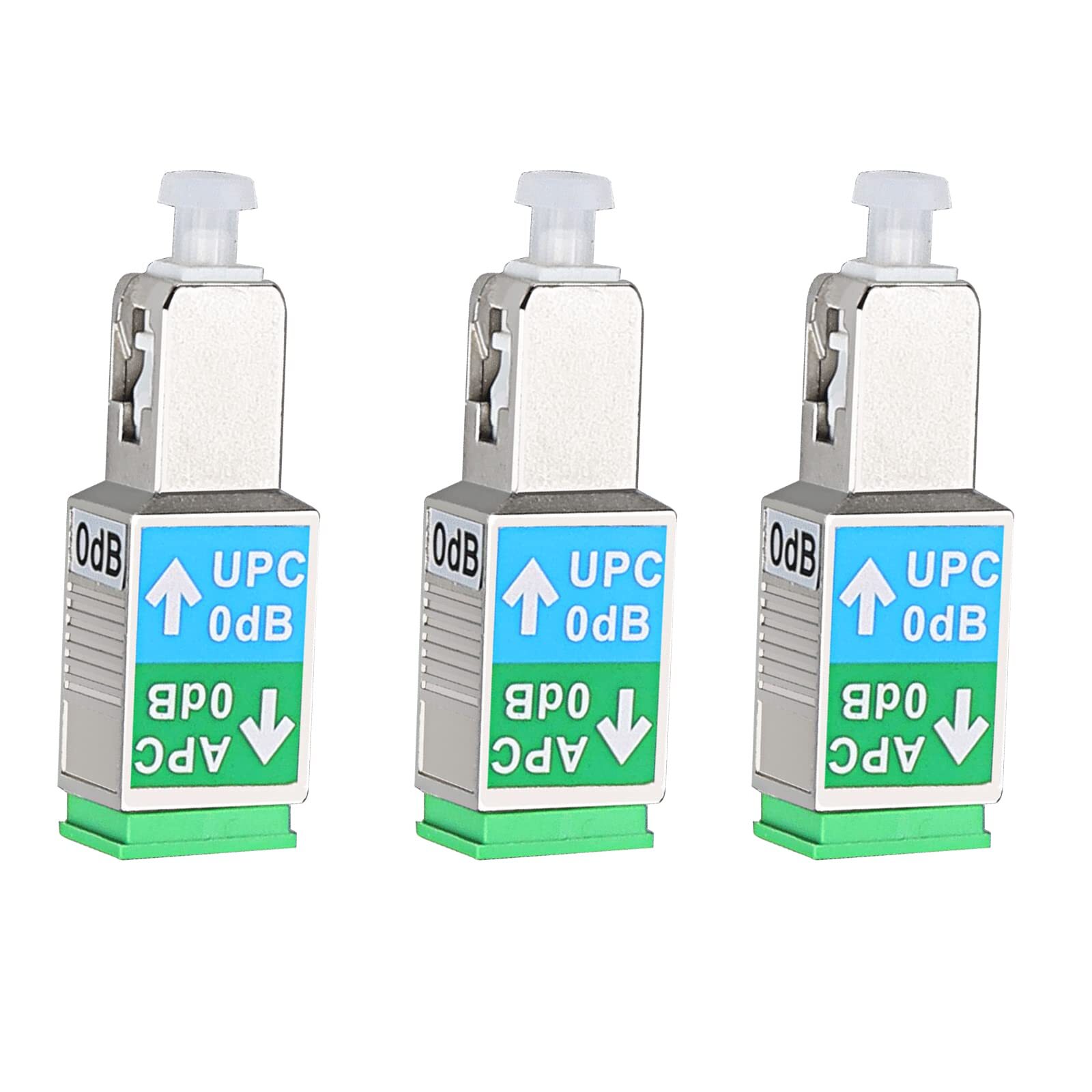 - 3 pcs Fiber Optical Adapter SC Fiber Attenuator - SC/UPC Male to SC/APC Fem...