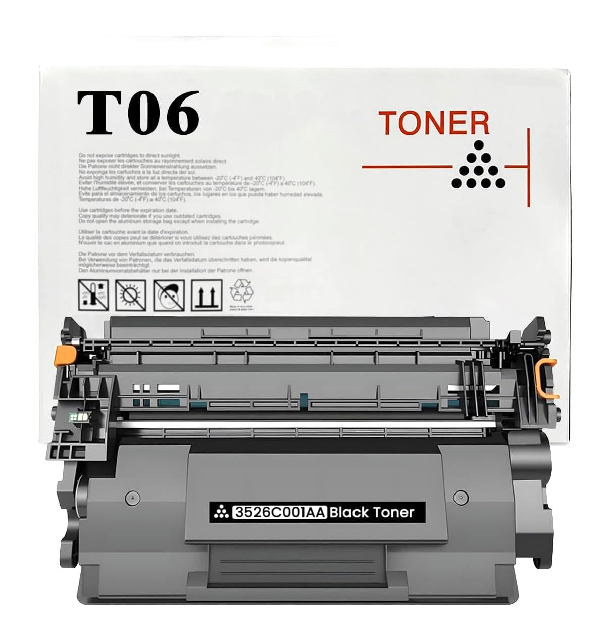 T06L T06 Black Toner Cartridge for Canon T ImageRUNNER 1643I 1643IF 1643 Printer
