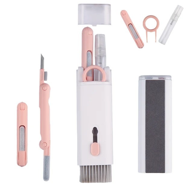 7 in 1 Keyboard Cleaning Kit Screen Brush Earphone Cleaner Dust Tool Laptop kit