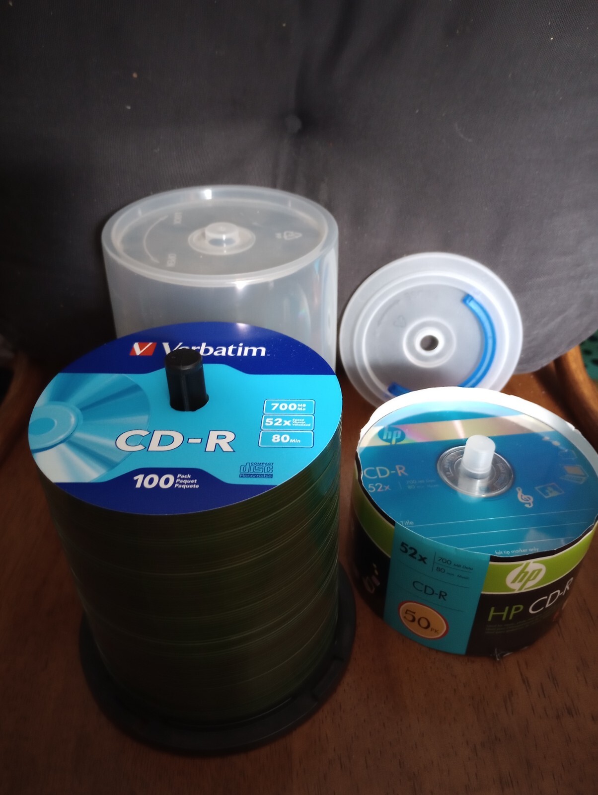 Mixed Lot of 145 CD-R's, HP / Verbatim Mix /52x 80 Min