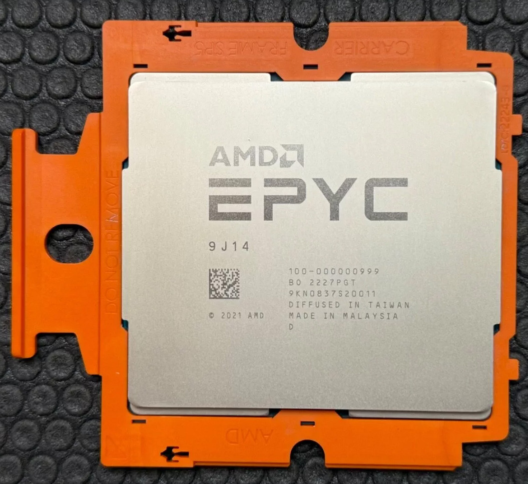 AMD EPYC Genoa 9J14 96-Core 2.4GHz SP5 Processor - Unlocked